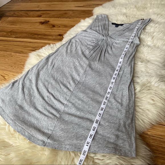 French Connection Twist Front Grey Tank Dress XS - Picture 5 of 14
